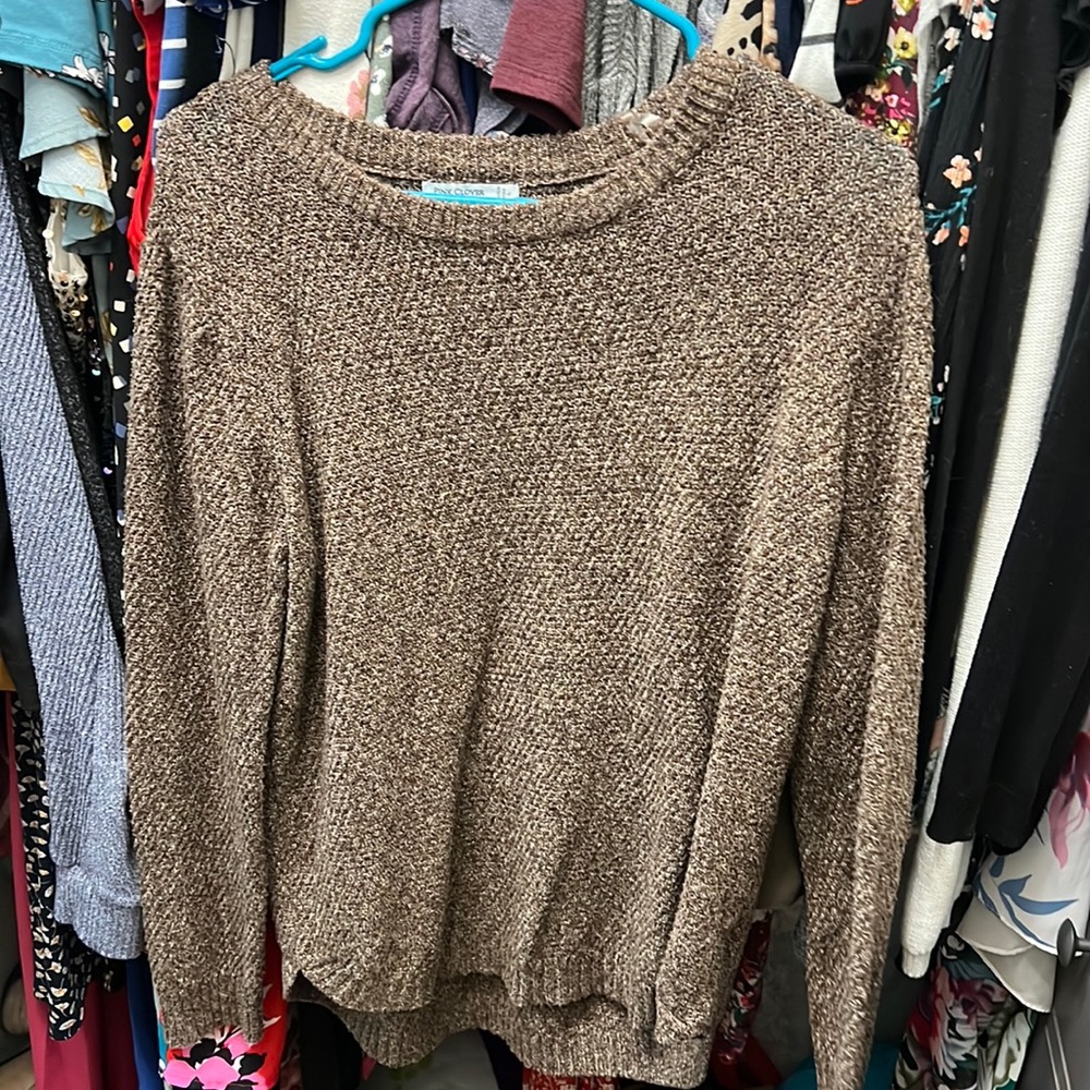 Brown sweater